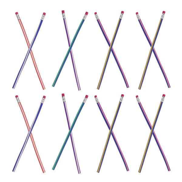 PVC Flexible Writing Pencils, Bendable Student Long Pencils, Kids School Prizes, Fun Back to School Supplies