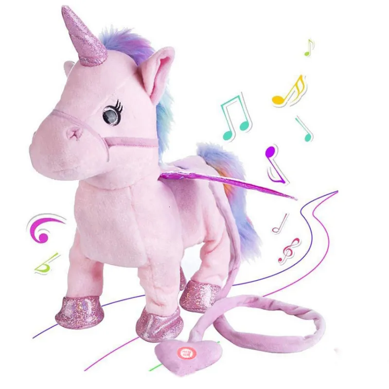 Magic Walking & Singing Unicorn Toy - Interactive Plush Gift for Kids