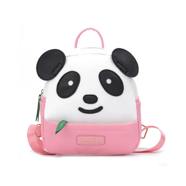 Polyester Cute Panda Backpack For School & Trips