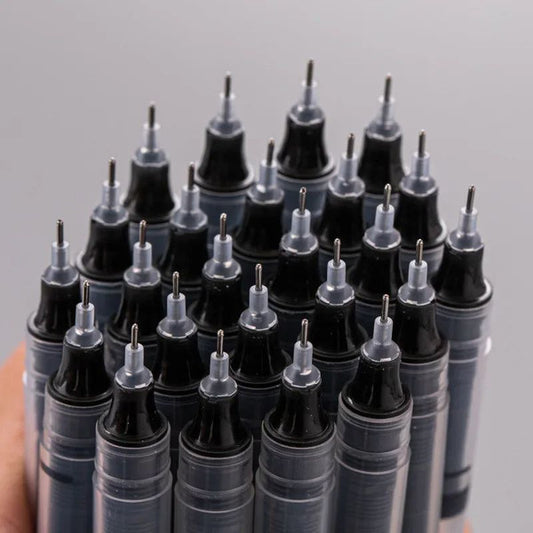 High Quality Needle Type Gel Pens, Straight Liquid Ballpoint Pen for School & Office, Kawaii Stationery Writing Tool