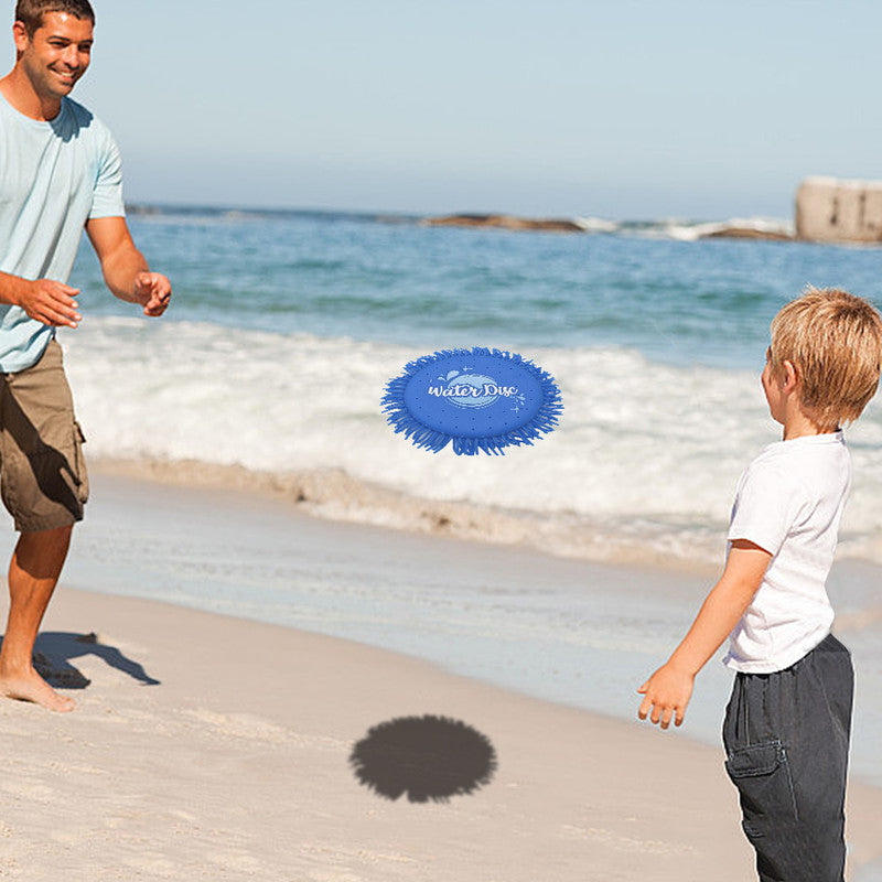Splash Water Flying Disc Toys, Fun Water Toys for Kids & Adults, Flying Spinner Toy for Beach, Park & Backyard Games